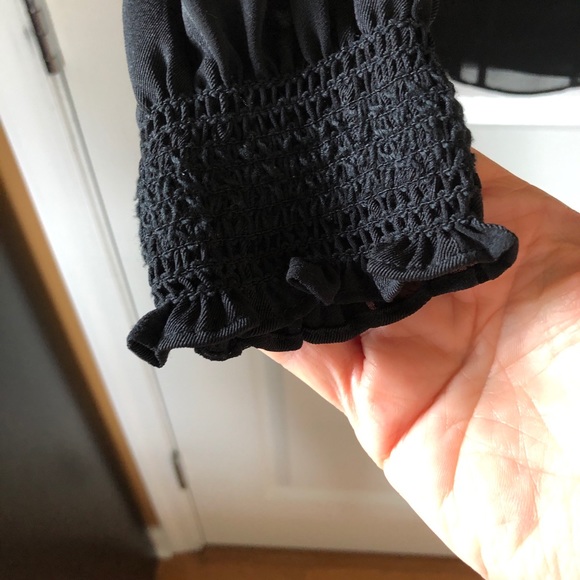 White House Black Market Dressy Black Top - Picture 6 of 9